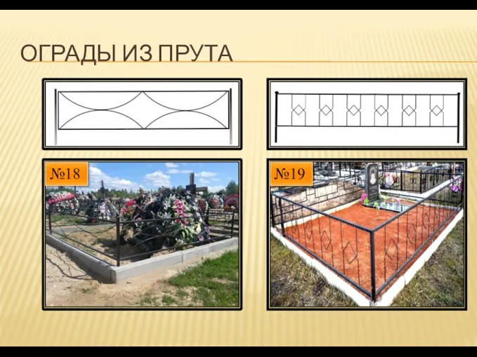 ОГРАДЫ ИЗ ПРУТА №19 №18