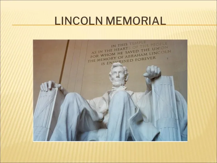 LINCOLN MEMORIAL