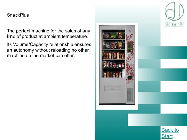 SnackPlus The perfect machine for the sales of any kind of product