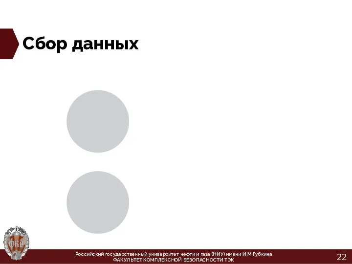 Сбор данных Российский государственный университет нефти и газа (НИУ) имени И.М.Губкина ФАКУЛЬТЕТ КОМПЛЕКСНОЙ БЕЗОПАСНОСТИ ТЭК