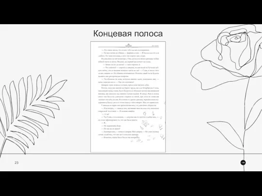 23 Концевая полоса