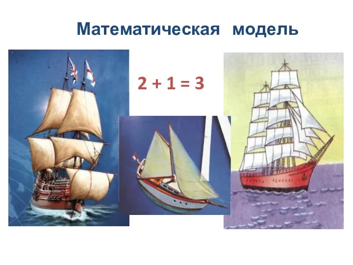 Математическая модель 2 + 1 = 3