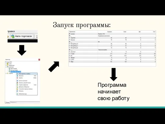 Запуск программы: Программа начинает свою работу