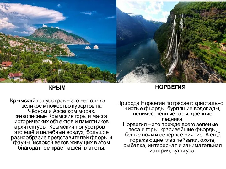 КРЫМ Крымский полуостров – это не только великое множество курортов на Чёрном