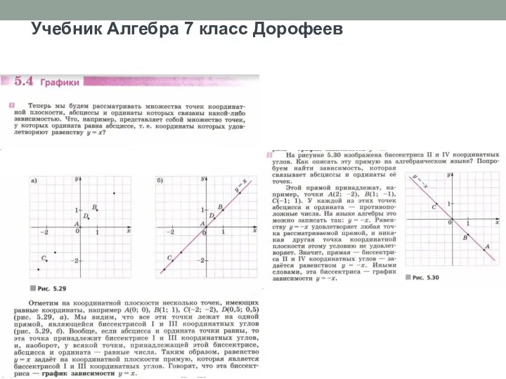 Учебник Алгебра 7 класс Дорофеев