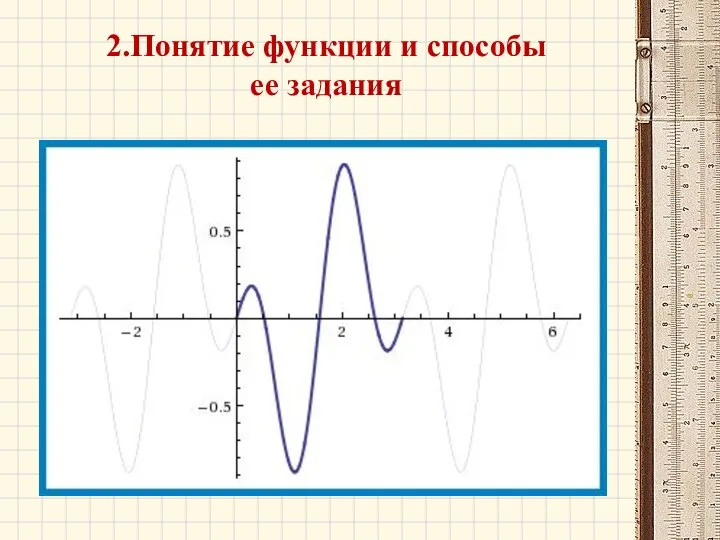 2.Понятие функции и способы ее задания