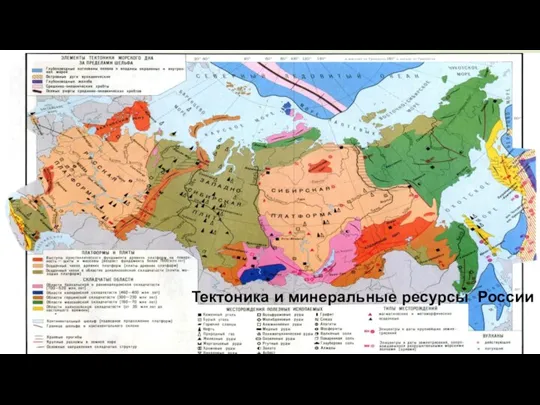 Тектоника и минеральные ресурсы России