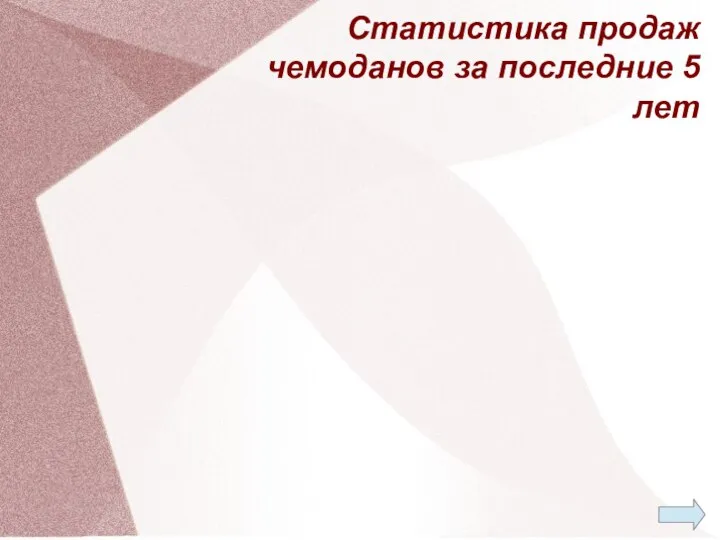 Статистика продаж чемоданов за последние 5 лет