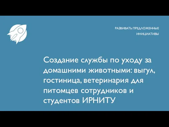 Создание службы по уходу за домашними животными: выгул, гостиница, ветеринария для питомцев