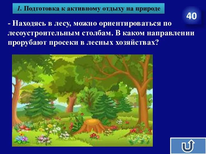 40 1. Подготовка к активному отдыху на природе - Находясь в лесу,