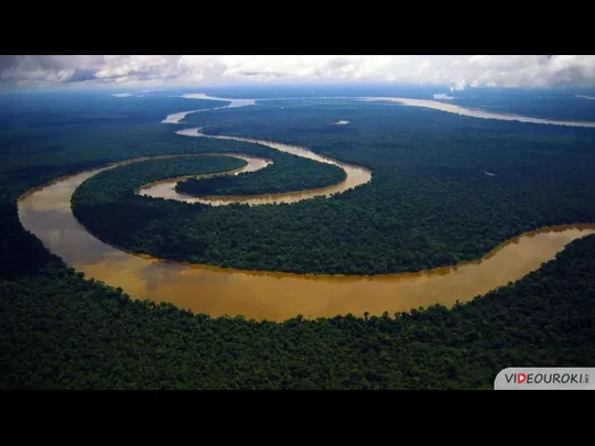 Река Амазонка 6992 км Дожди, питающие притоки, в северном и южном полушариях