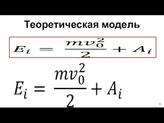 6 Теоретическая модель