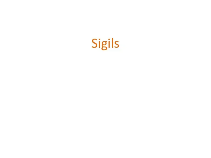 Sigils