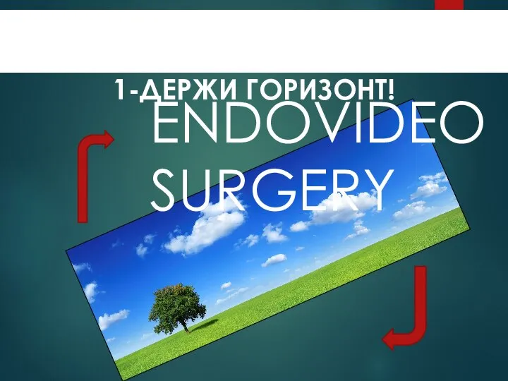 1-ДЕРЖИ ГОРИЗОНТ! NB! 15 ПРАВИЛ ENDOVIDEOSURGERY