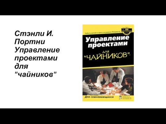 Стэнли И. Портни Управление проектами для "чайников"