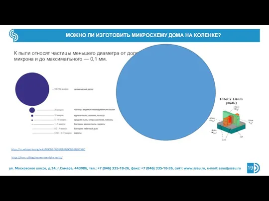 МОЖНО ЛИ ИЗГОТОВИТЬ МИКРОСХЕМУ ДОМА НА КОЛЕНКЕ? К пыли относят частицы меньшего