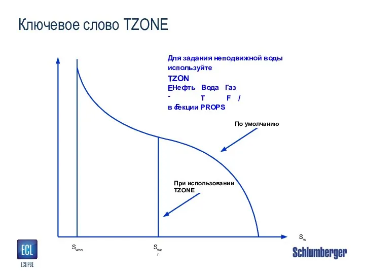 Ключевое слово TZONE S w S wcr S wco По умолчанию При