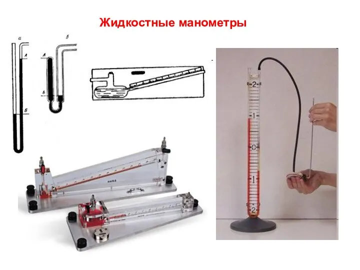 Жидкостные манометры