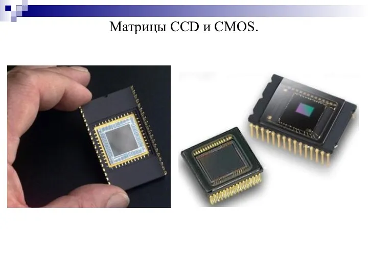 Матрицы CCD и CMOS.