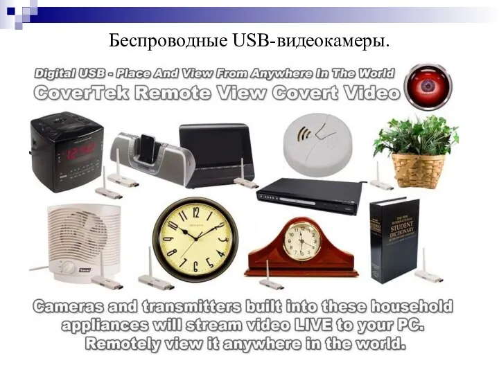 Беспроводные USB-видеокамеры.