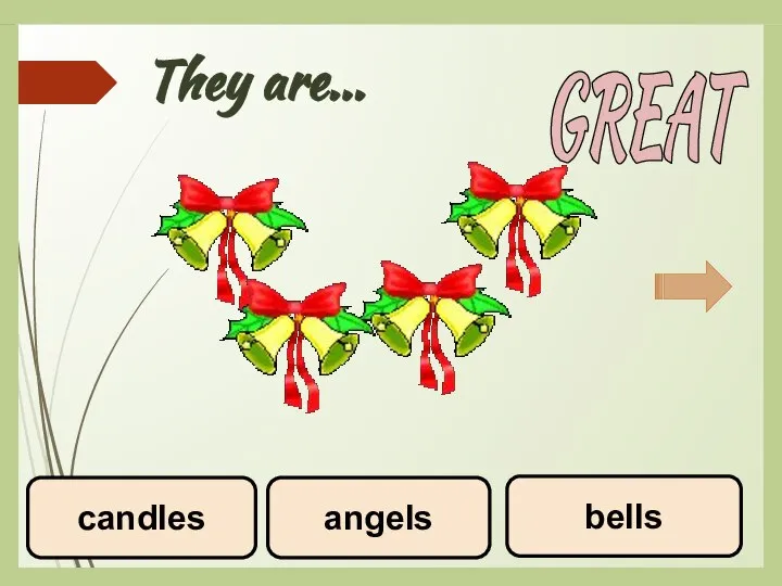 They are... angels bells candles GREAT