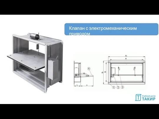 Клапан с электромеханическим приводом