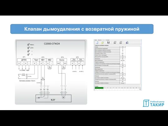 Клапан дымоудаления с возвратной пружиной Клапан дымоудаления с возвратной пружиной