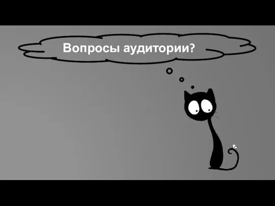 Вопросы аудитории?