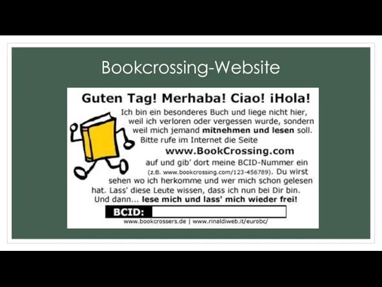 Bookcrossing-Website