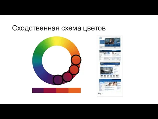 Сходственная схема цветов