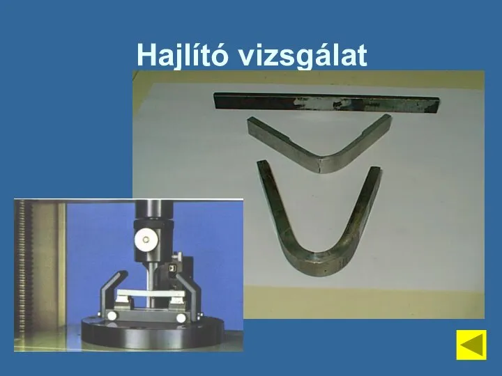 Hajlító vizsgálat