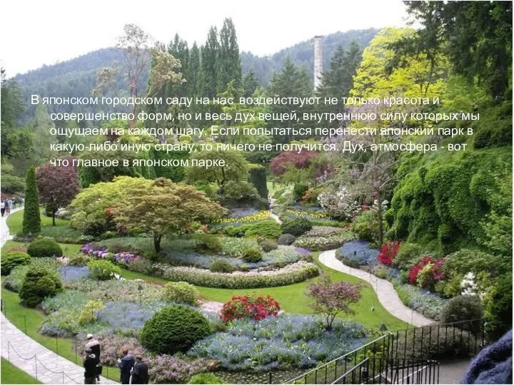 В японском городском саду на нас воздействуют не только красота и совершенство