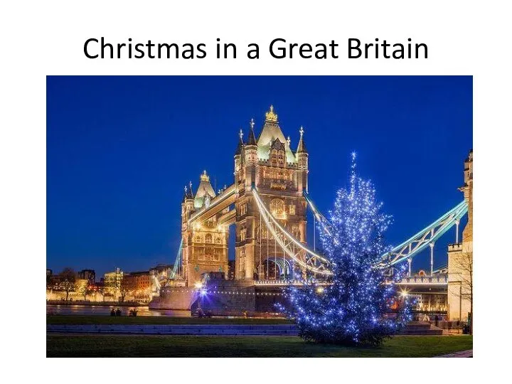 Christmas in a Great Britain