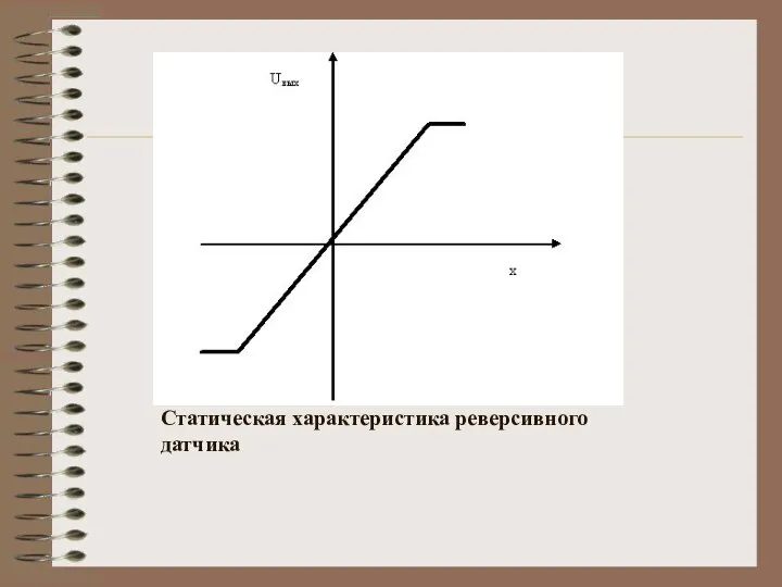 Статическая характеристика реверсивного датчика