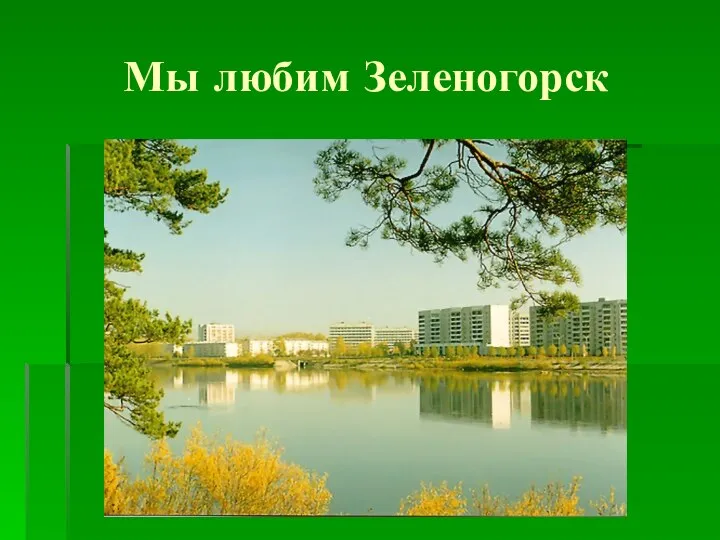 Мы любим Зеленогорск