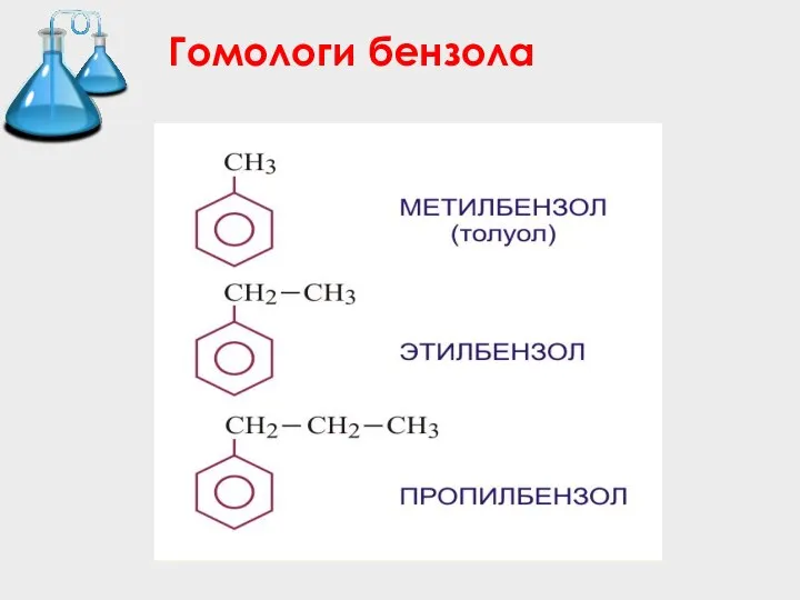 Гомологи бензола