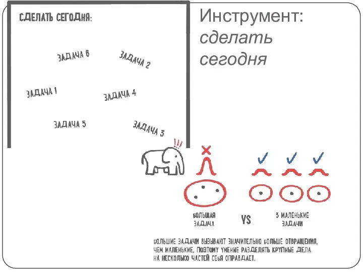 Инструмент: сделать сегодня