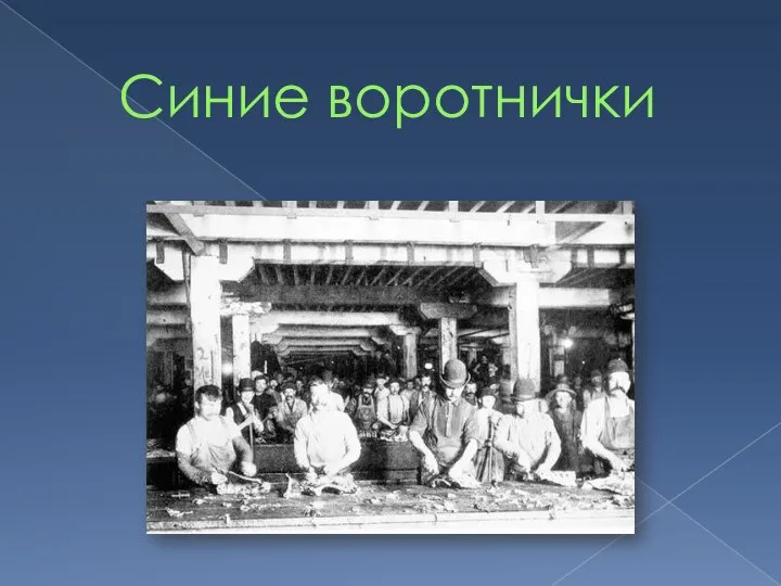 Синие воротнички