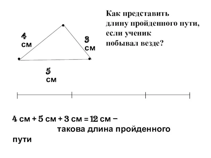 3 см 4 см 5 см 4 см + 5 см +