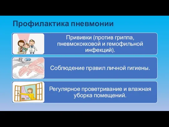 Профилактика пневмонии