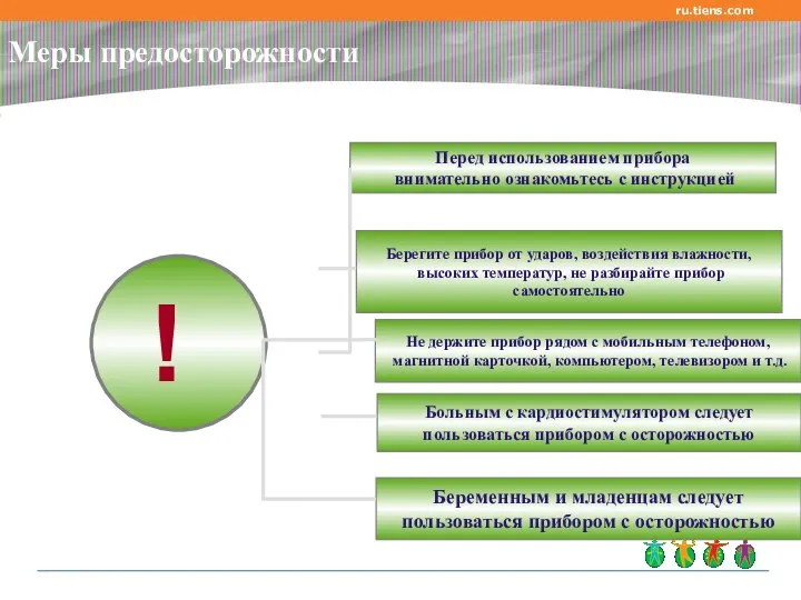 ru.tiens.com Перед использованием прибора внимательно ознакомьтесь с инструкцией Не держите прибор рядом