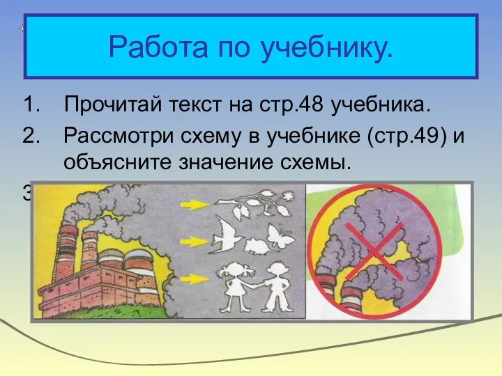 Работа по учебнику. Прочитай текст на стр.48 учебника. Рассмотри схему в учебнике