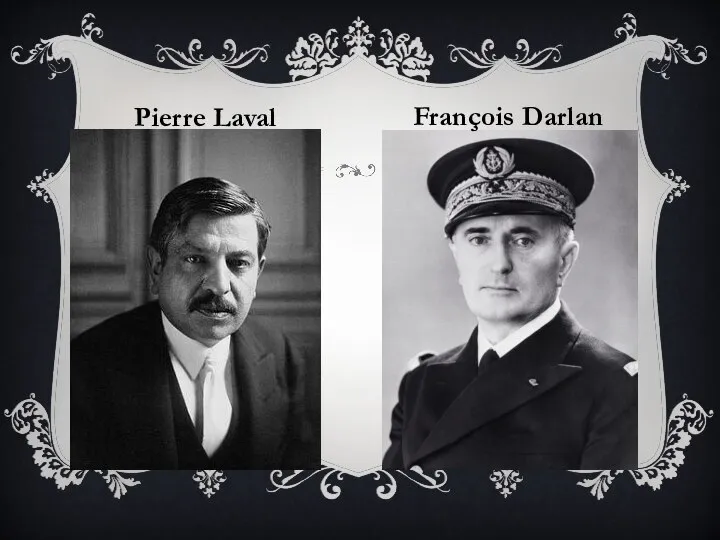 François Darlan Pierre Laval