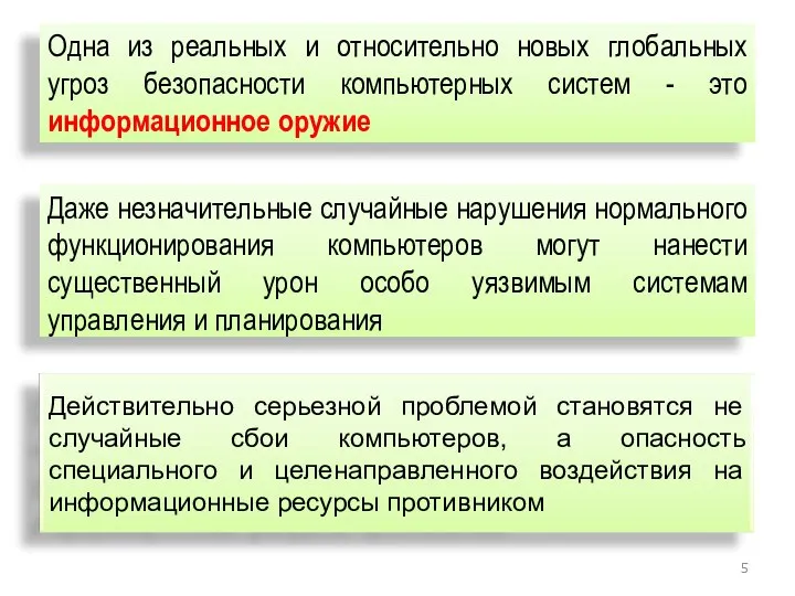 Одна из реальных и относительно новых глобальных угроз безопасности компьютерных систем -