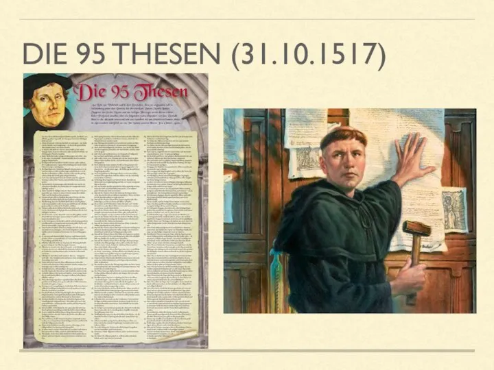 DIE 95 THESEN (31.10.1517)