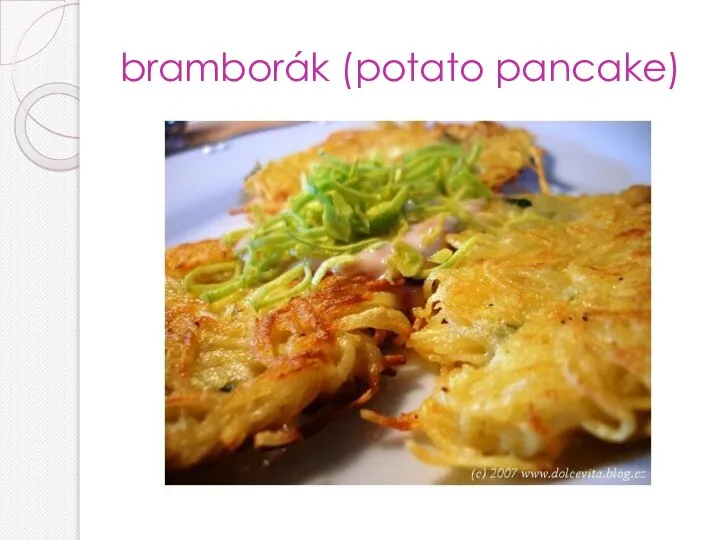 bramborák (potato pancake)