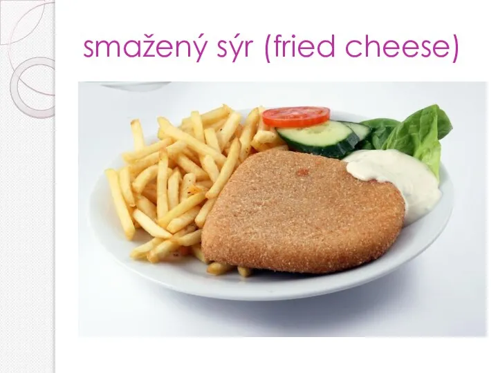 smažený sýr (fried cheese)