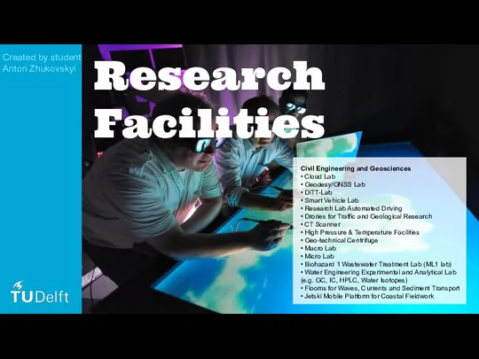 Research Facilities Civil Engineering and Geosciences • Cloud Lab • Geodesy/GNSS Lab