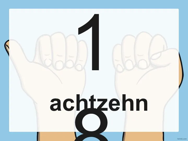 18 achtzehn