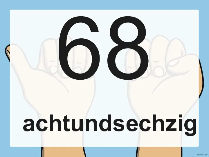 68 achtundsechzig